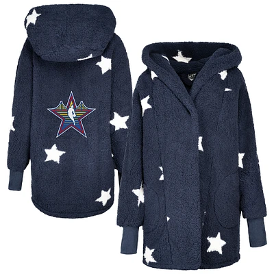Unisex  Navy 2025 NBA All-Star Game Lounger Open-Front Hoodie