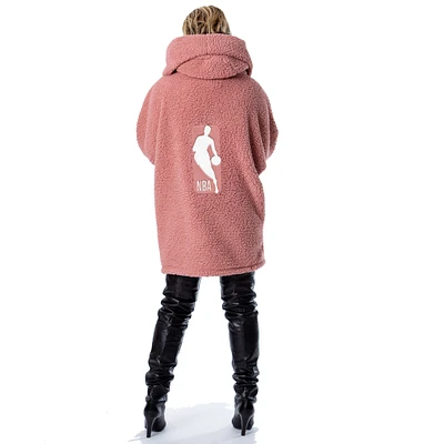 la meilleure Chaise longue unisexe au monde par Jill Martin surdimensionnée à boutons sur le devant rose de NBA pour sensibilisation cancer du sein
