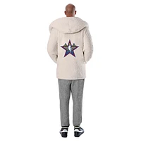 Unisex  White 2025 NBA All-Star Game Lounger Open-Front Hoodie