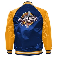 Youth Mitchell & Ness  Navy 2000 NBA All-Star Game Satin Lightweight Raglan Full-Snap Jacket