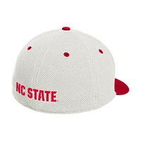 Men's adidas  Cream NC State Wolfpack On-Field Fitted Baseball Hat