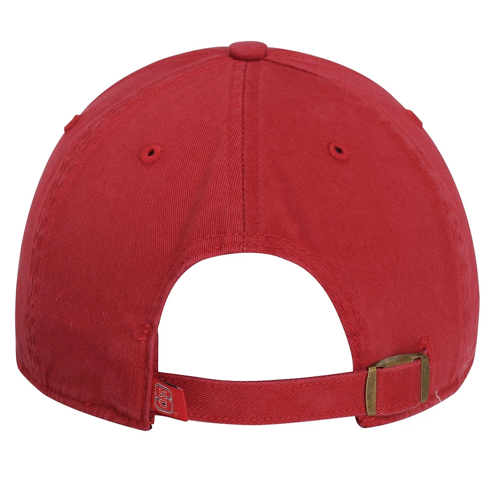 Men's '47 Red NC State Wolfpack Clean Up Adjustable Hat