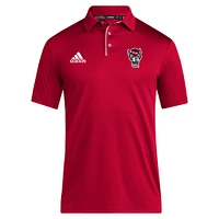 Men's adidas Red NC State Wolfpack 2024 Coaches AEROREADY Polo