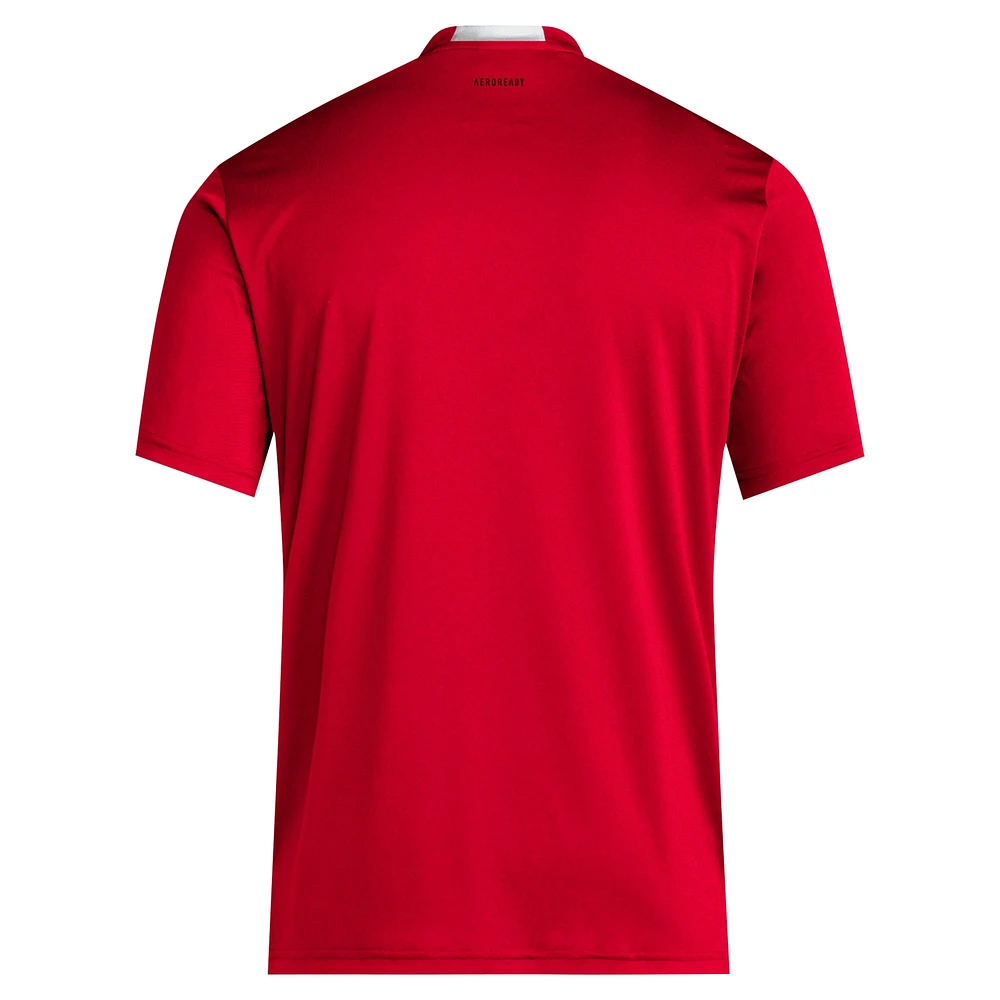 Men's adidas Red NC State Wolfpack 2024 Sideline AEROREADY T-Shirt