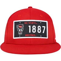 Men's adidas  Red NC State Wolfpack Established Snapback Hat