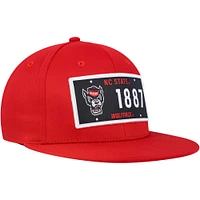 Men's adidas  Red NC State Wolfpack Established Snapback Hat