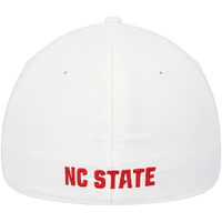 Men's adidas White NC State Wolfpack 2021 Sideline Coaches Flex Hat