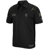 Men's Colosseum Black NC State Wolfpack OHT Military Appreciation Sierra Polo