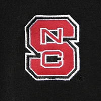 Men's Colosseum Black NC State Wolfpack Tortugas Logo Quarter-Zip Jacket
