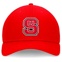Men's Top of the World Red NC State Wolfpack Spacer Flex Hat
