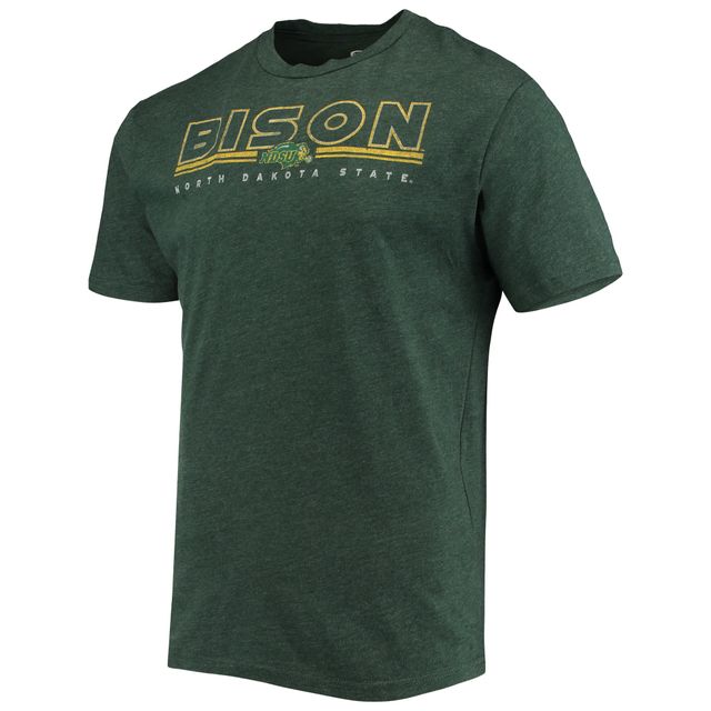 Concepts Sport T-shirt et pantalon NDSU Bison Meter anthracite chiné/vert pour homme