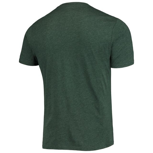 Concepts Sport T-shirt et pantalon NDSU Bison Meter anthracite chiné/vert pour homme