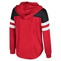Girls Youth Colosseum Scarlet Nebraska Huskers Reflection Hoodie Long Sleeve T-Shirt