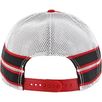 Men's '47 Scarlet Nebraska Huskers Straight Eight Adjustable Trucker Hat