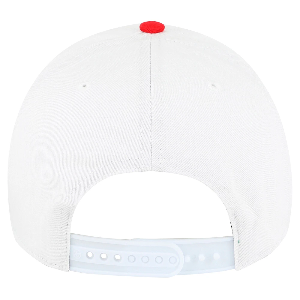 Men's '47 White Nebraska Huskers Gridiron Clean Up Adjustable Hat