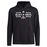 Men's adidas Black Nebraska Huskers Blackshirts Pullover Hoodie