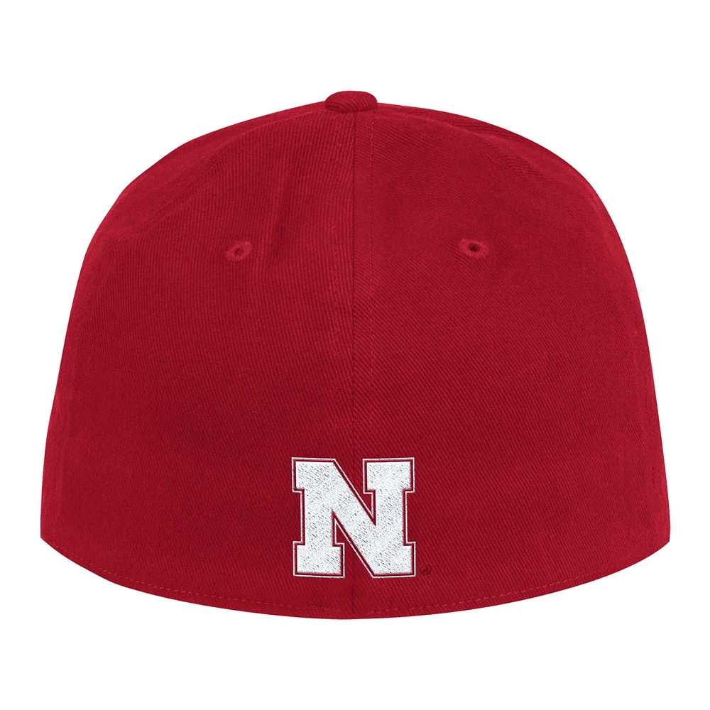 Men's adidas Scarlet Nebraska Huskers Chant Flex Hat