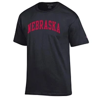 T-shirt noir basique Arch pour homme