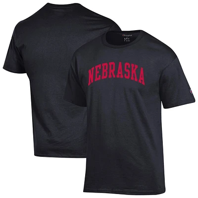 T-shirt noir basique Arch pour homme