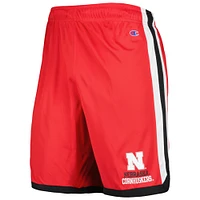 Men's Champion Scarlet Nebraska Huskers Basketball Shorts