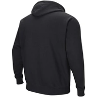 Men's Colosseum Black Nebraska Huskers Double Arch Pullover Hoodie