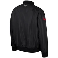 Men's Colosseum  Black Nebraska Huskers Full-Zip Bomber Jacket