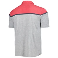 Men's Colosseum Heather Gray Nebraska Huskers Chamberlain Polo