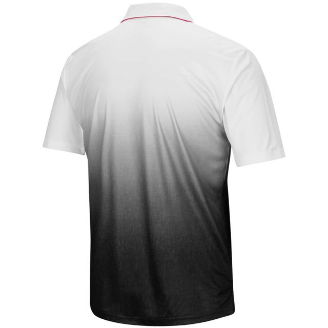 Polo pour homme Colosseum gris chiné Nebraska Huskers Magic Team Logo
