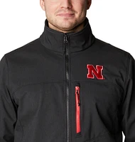 Veste à glissière complète Columbia Nebraska Huskers Ascender II pour homme
