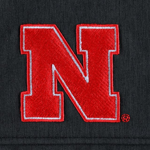 Veste à glissière complète Columbia Nebraska Huskers Ascender II pour homme