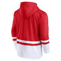 Men's Fanatics Scarlet Nebraska Huskers First Battle Pullover Hoodie