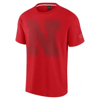 T-shirt emblématique Fanatics Scarlet Nebraska Huskers pour hommes