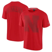 T-shirt emblématique Fanatics Scarlet Nebraska Huskers pour hommes