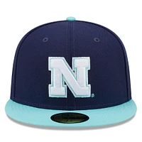 Men's New Era Navy/Light Blue Nebraska Huskers 59FIFTY Fitted Hat
