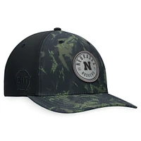 Casquette flexible de rendu camouflage pour hommes, Top of the World, noire, Nebraska Huskers OHT, appréciation militaire