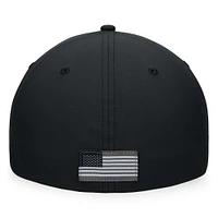 Casquette flexible de rendu camouflage pour hommes, Top of the World, noire, Nebraska Huskers OHT, appréciation militaire