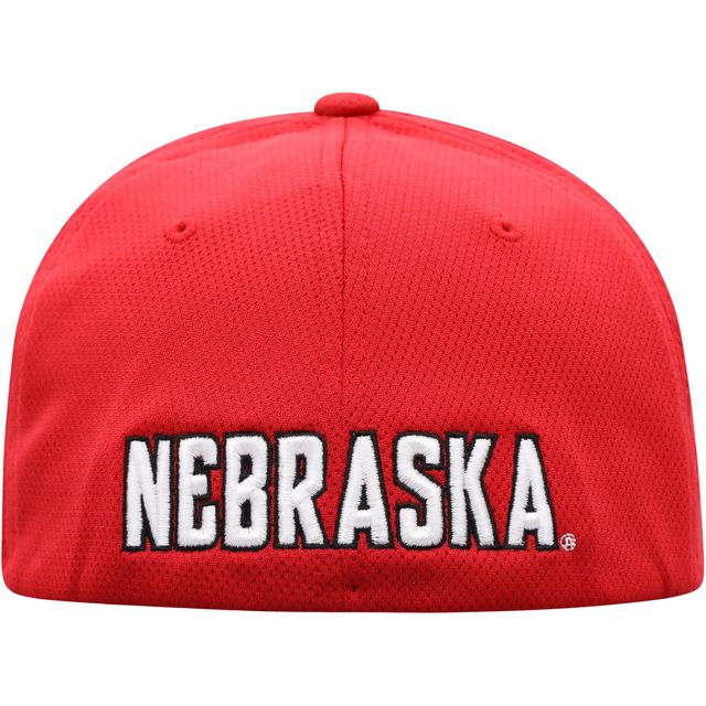Top of the World Scarlet Nebraska Huskers Reflex Logo Flex pour homme