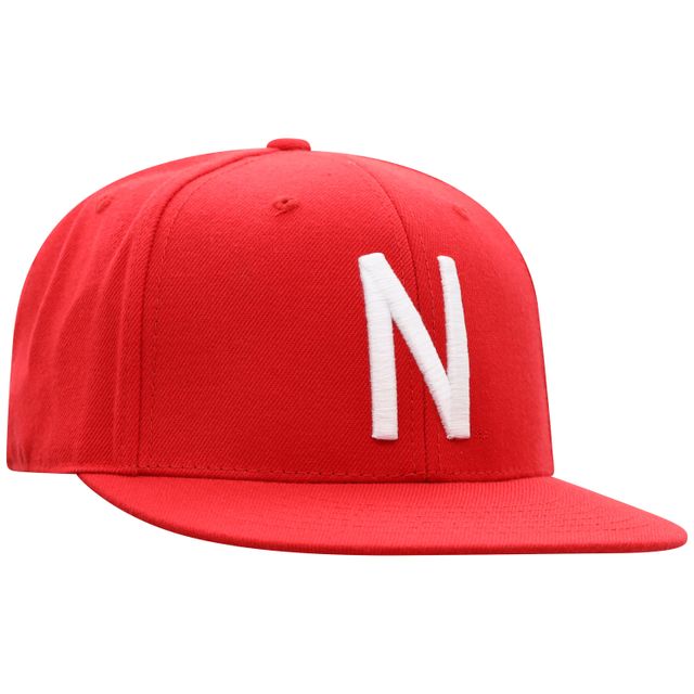 Chapeau ajusté de couleur pour hommes Top of the World Scarlet Nebraska Huskers Team