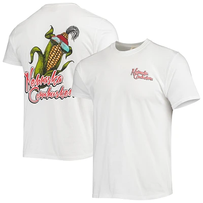 T-shirt bandana mascotte Nebraska Huskers homme blanc