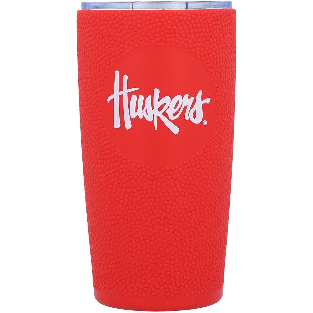 Nebraska Huskers 20oz. Stainless Steel with Silicone Wrap Tumbler