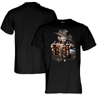 T-shirt unisexe bleu 84 John Cook Black Nebraska Huskers Dream Big