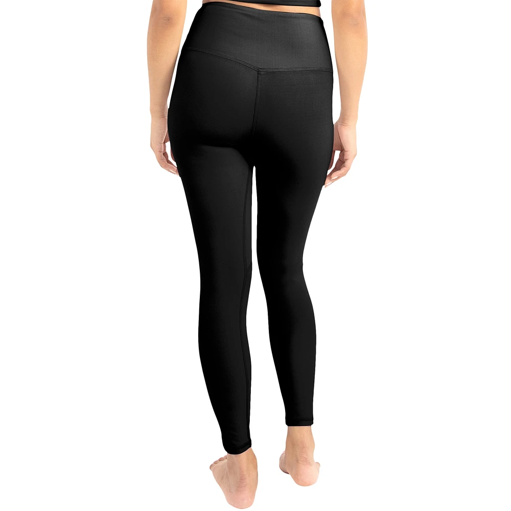 Women's Kadi Brand Black Nebraska Huskers Buttery Soft Midi Bra & Leggings Set