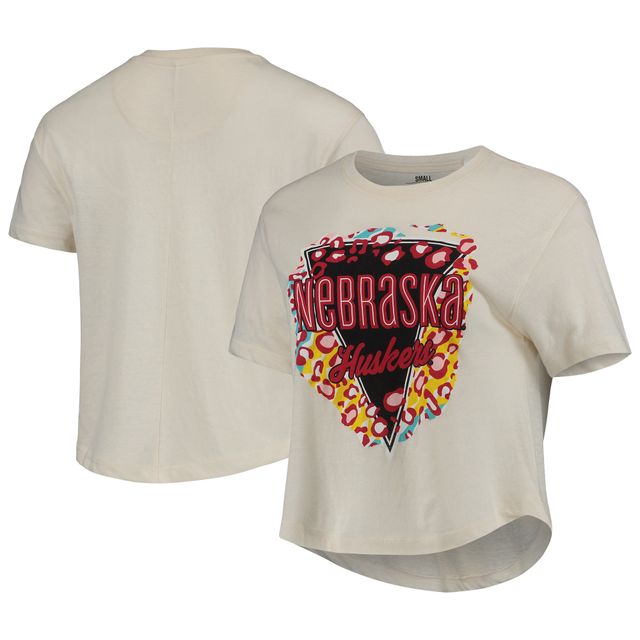 PRB NEB CRÈME FEMME TAYLOR ANIMAL PRINT TRIBLEND KNOBI CROP TEE TEELADRIB