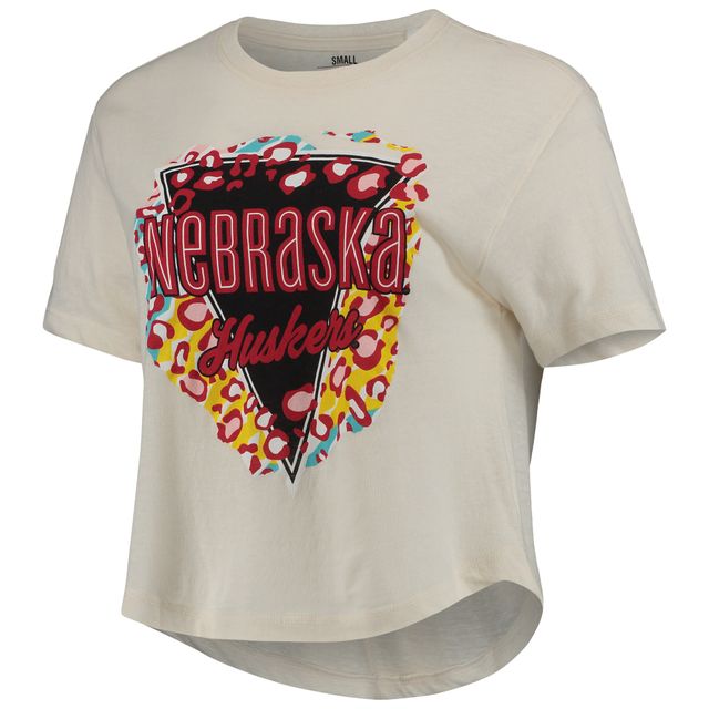 PRB NEB CRÈME FEMME TAYLOR ANIMAL PRINT TRIBLEND KNOBI CROP TEE TEELADRIB