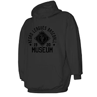 Men's Stitches Black Negro Leagues Baseball Museum Pullover Hoodie