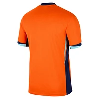 Men's Nike  Orange Netherlands National Team 2024 Home Replica Blank Jersey