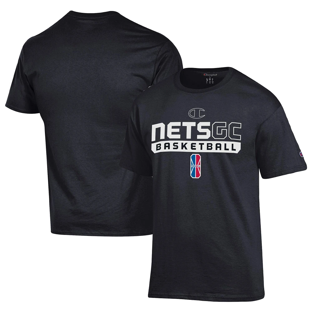 T-shirt unisexe Champion Black NetsGC On-Court 2K League Authentic Practice