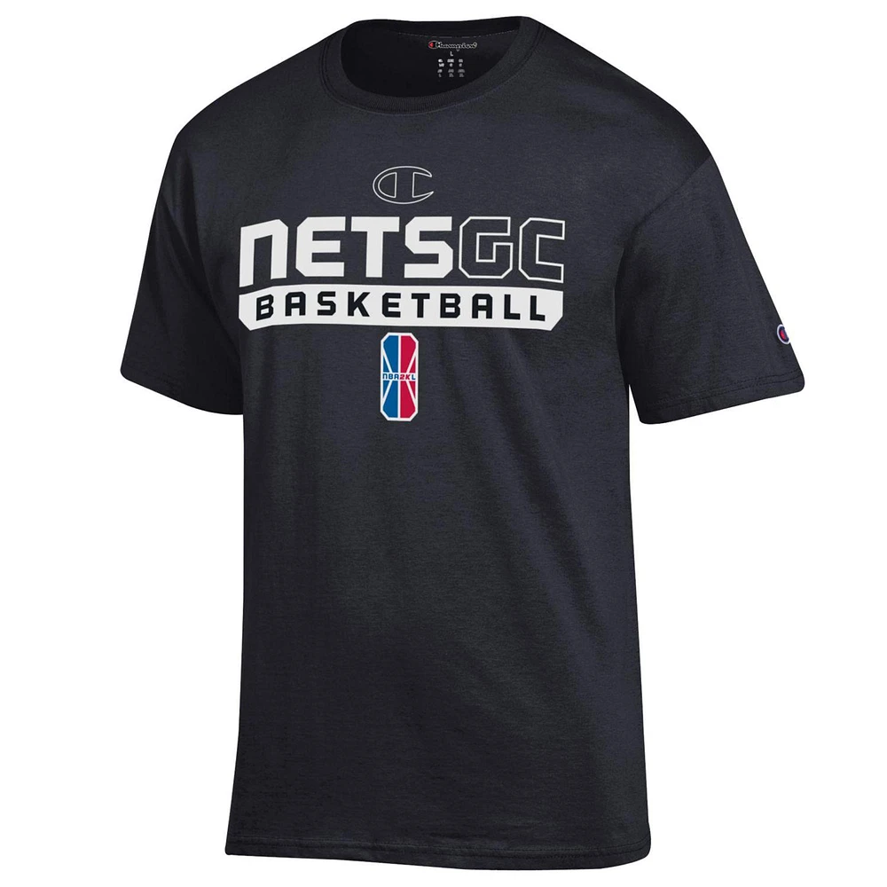 T-shirt unisexe Champion Black NetsGC On-Court 2K League Authentic Practice