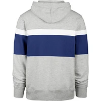 Men's '47 Heather Gray New England Patriots Warren Pullover Hoodie