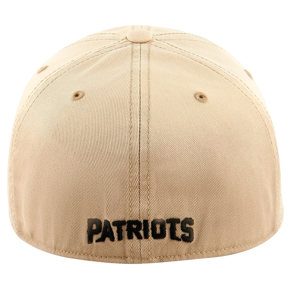 Men's '47 Khaki New England Patriots Dusted Relaxed Franchise Fitted Hat